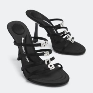 Alexander Wang Nala Logo Black Heel